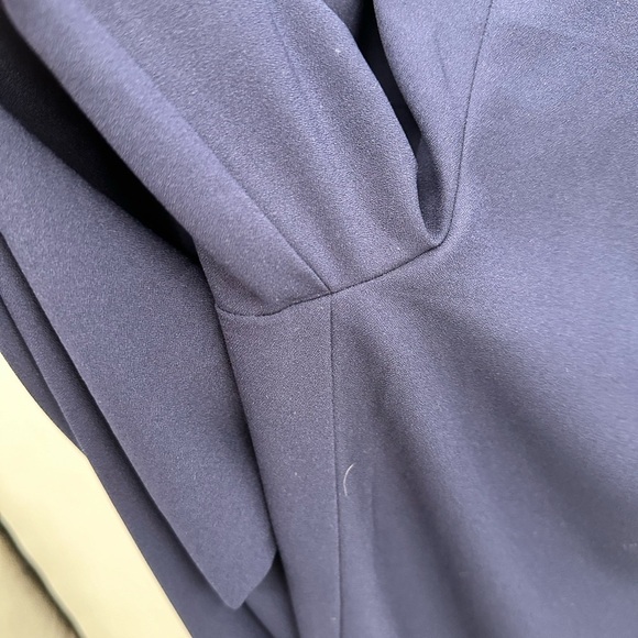 MODCLOTH V neck sleeveless belted navy pant suit.  Medium - Picture 9 of 13